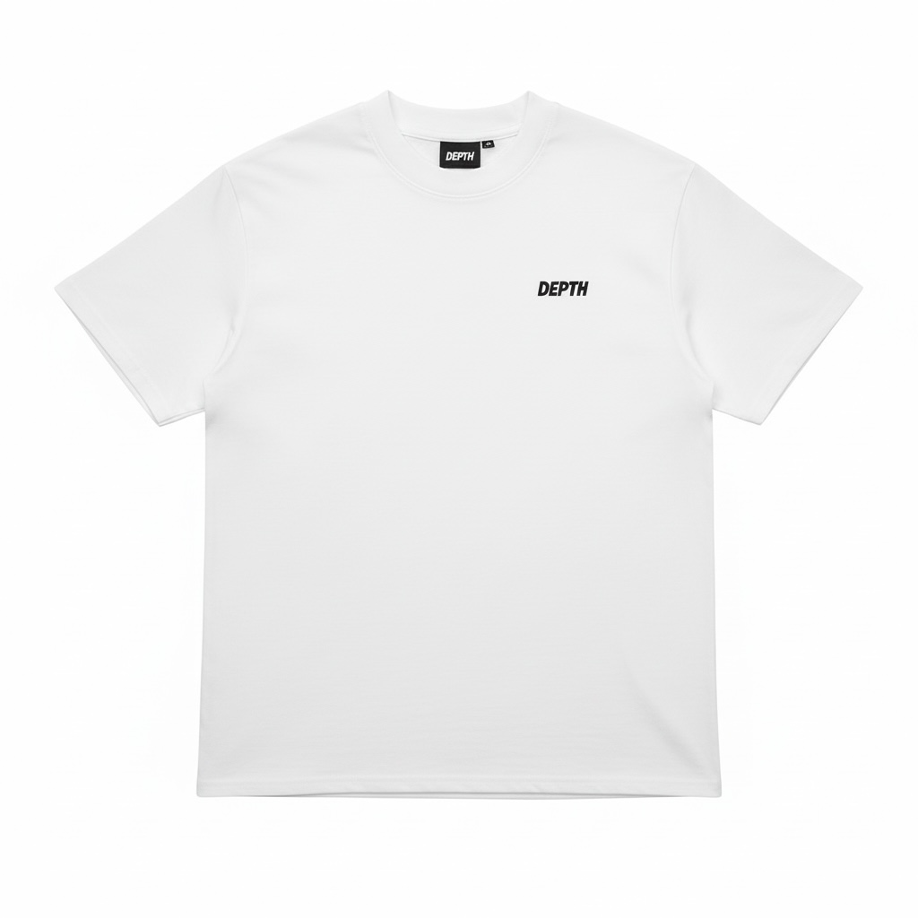 deepweb depth T-Shirt size-α Depth T-shirt - White