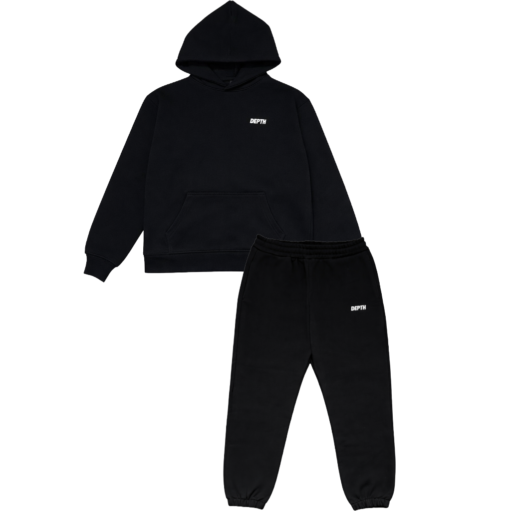 Depth Tracksuit - Black